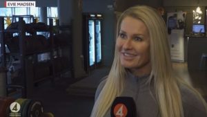 Evie Madsen en la televisión sueca