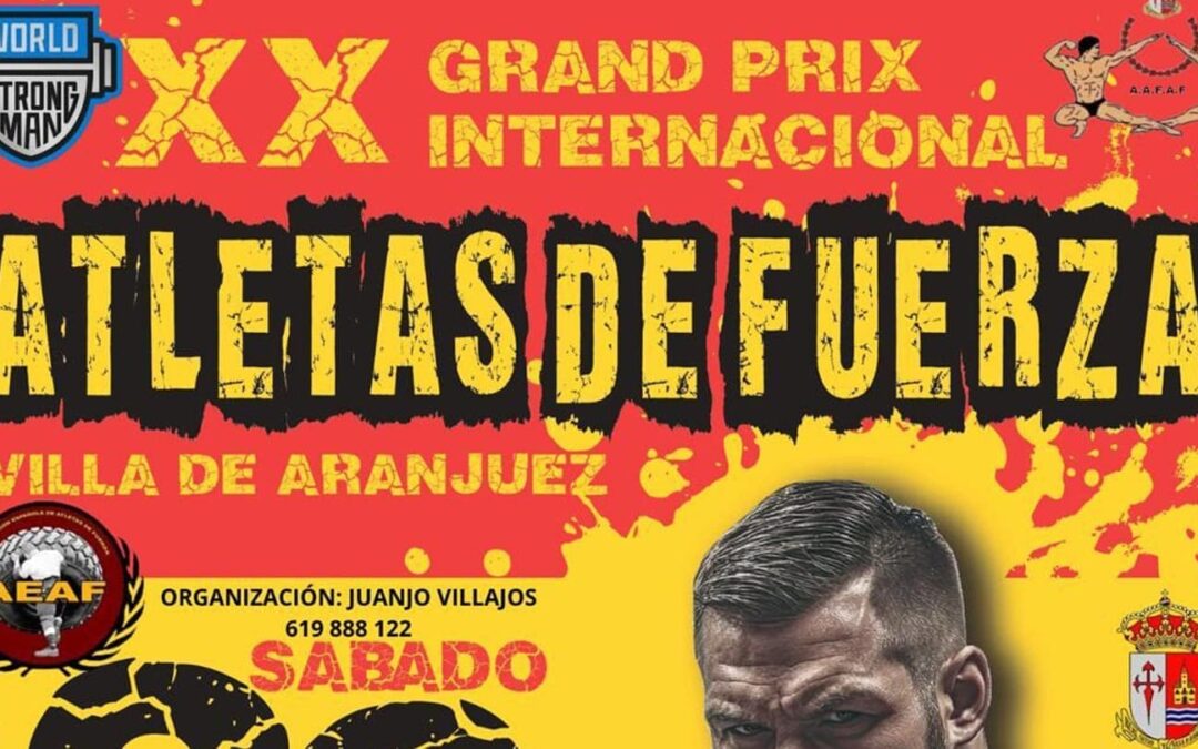 Hoy tiene lugar el Grand Prix Villa de Aranjuez AEAF