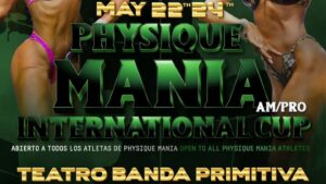 Clasificación directa para el Physique Mania Int Cup 2026